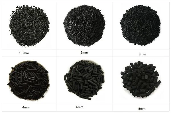 Fuel Gas Adsorption Extruded Columnar Pellet Activated Charcoal Carbon for Voc Removal